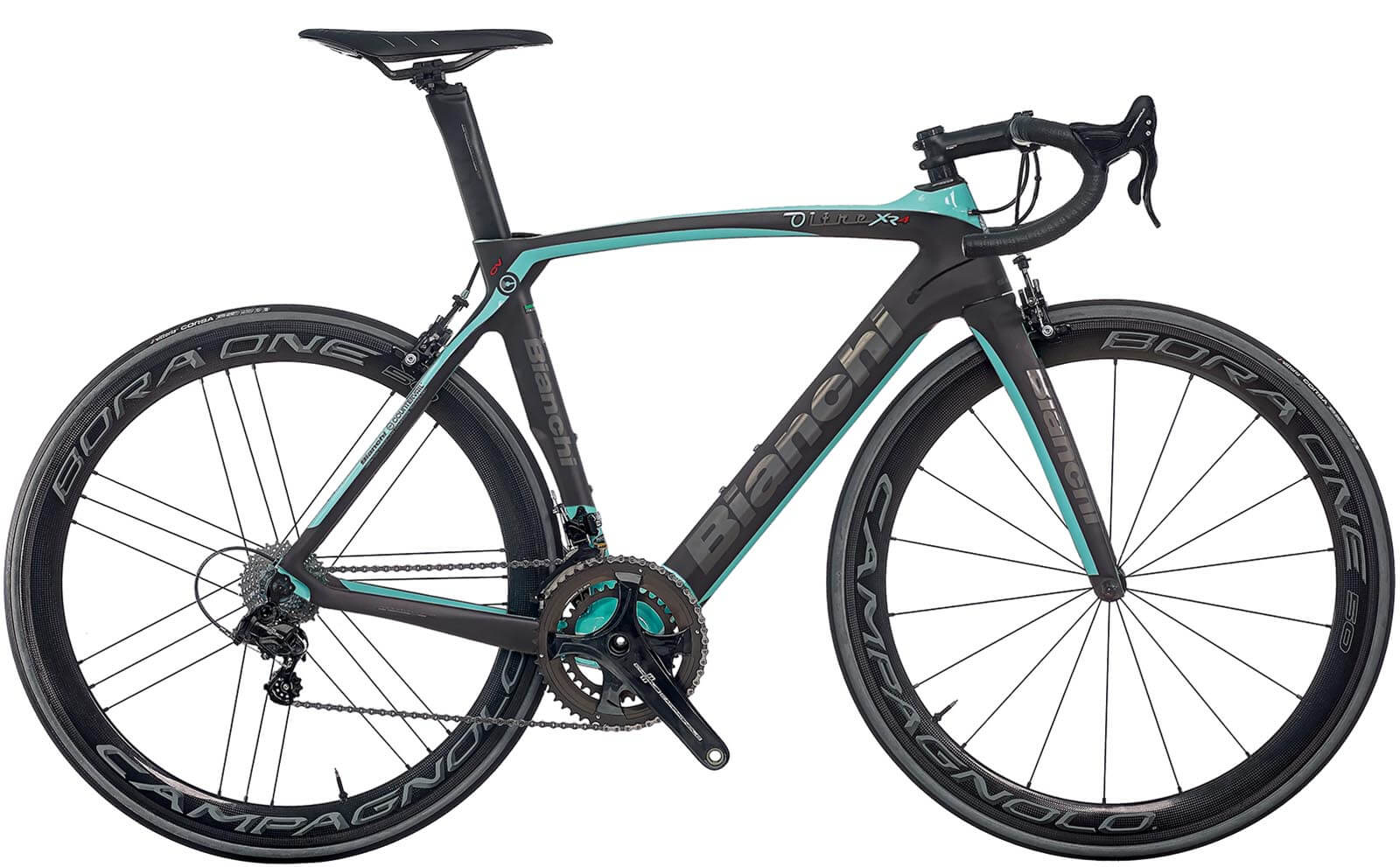 Bianchi Oltre XR4 mit Campa Gruppe und Bora One Laufräder