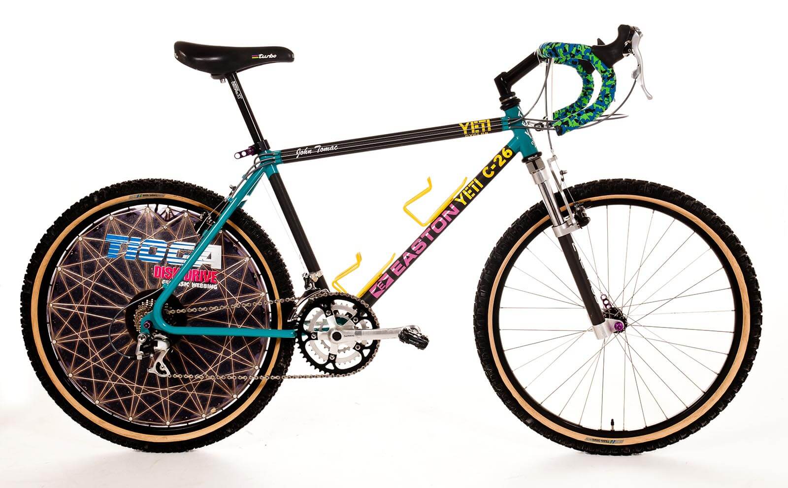 Das Yeti C-26 WM Rad 1990 von John Tomac, aus Stahl, Alu und Carbon