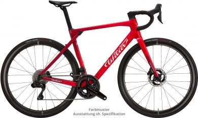 Wilier Granturismo SLR - Shimano Ultegra Di2 R8170 12s - Wilier Slr38kc - 2023 *Testrad* (Grösse: L | Farbe: Faded Red / White Glossy) 