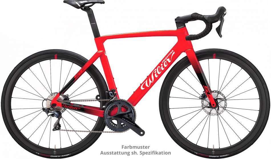 Wilier Cento10 SL Disc - Shimano Ultegra - Shimano RS170 Disc - 2023 S | Red Black Glossy