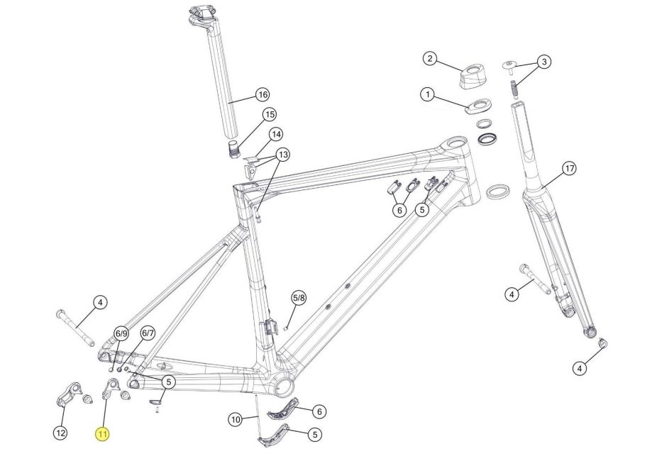 BMC Schaltauge für Sram AXS Achaltauge Dropout #70 30219 