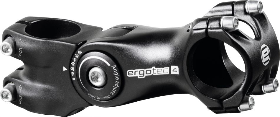 Ergotec Vorbau Octopus 2 Ahead 105mm 31,8mm verstellbar - schwarz 