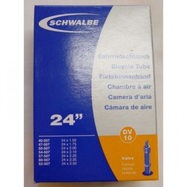 Schwalbe Schlauch Nr. 10 (DV 40mm) long 24" 