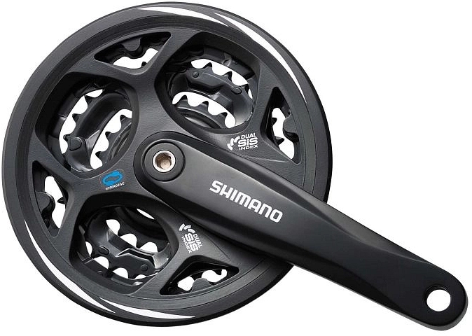Shimano Kurbelgarnitur ALTUS Trekking FC-M311 Vierkant 7/8-fach, 48-38-28, 175mm 