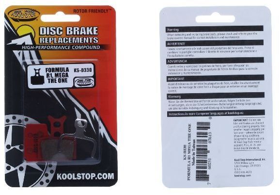 Kool Stop DISC BRAKE Formula RED330 