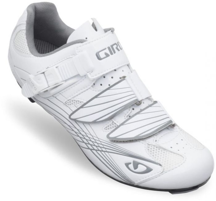 Giro SOLARA Rennradschuhe Damen patent white/silver 
